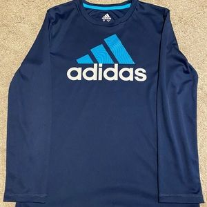 Adidas Boys Long Sleeve Shirt M